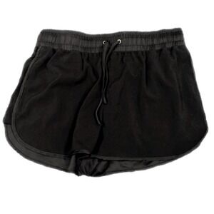 Harlowe & Graham Drawstring Shorts in Black, Size L​​​​​​